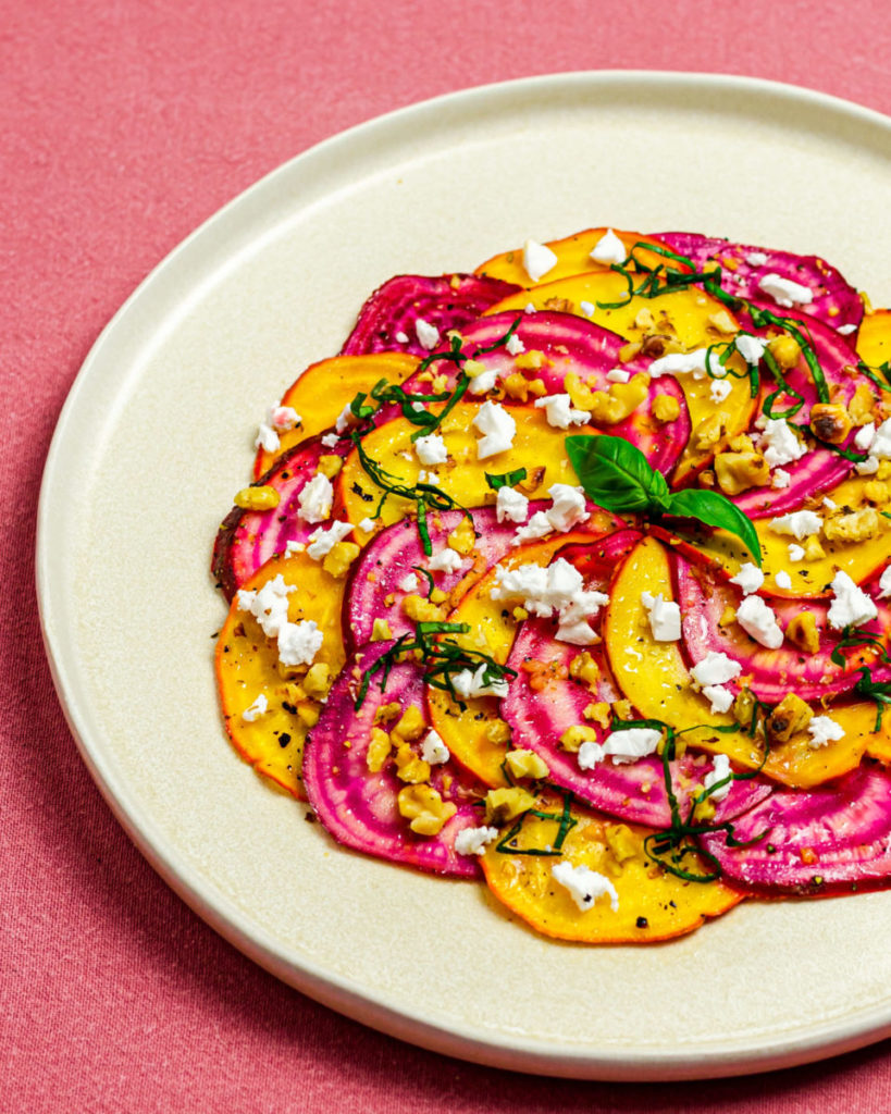 zomers gerecht bietencarpaccio