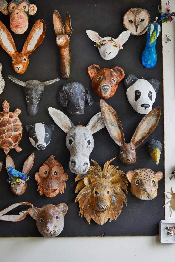 Slank evenwicht Kaal Babette Hofstede maakt prachtige dieren van papier-maché | Seasons